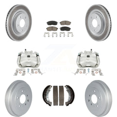 Transit Auto KCG-100434C Disc Brake Kit for 2017-2019 Nissan Sentra - Front and Rear product image