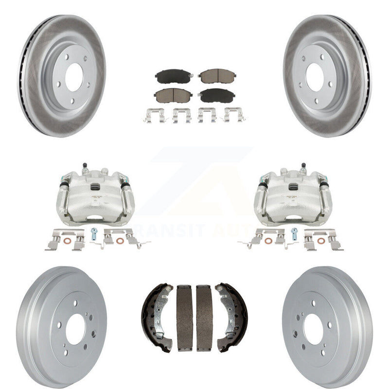 Transit Auto KCG-100434C Disc Brake Kit for 2017-2019 Nissan Sentra - Front and Rear product image