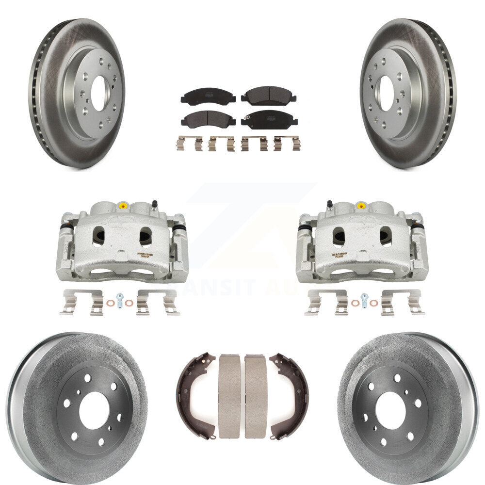 Transit Auto KCG-100434P Disc Brake Kit for 2009-2013 Chevrolet Silverado 1500, GMC Sierra 1500 - Front and Rear product image