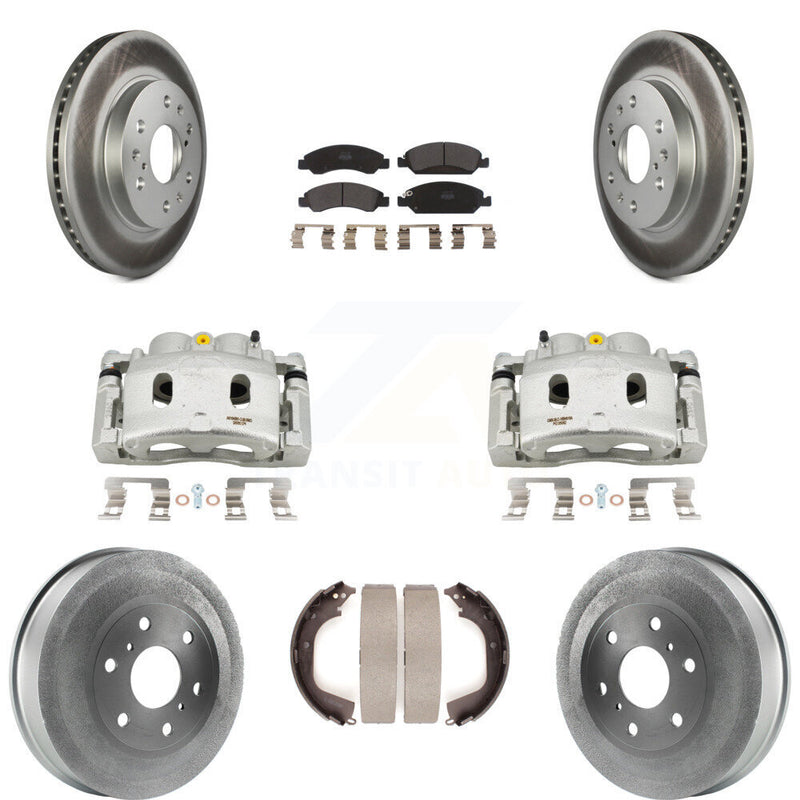 Transit Auto KCG-100434P Disc Brake Kit for 2009-2013 Chevrolet Silverado 1500, GMC Sierra 1500 - Front and Rear product image