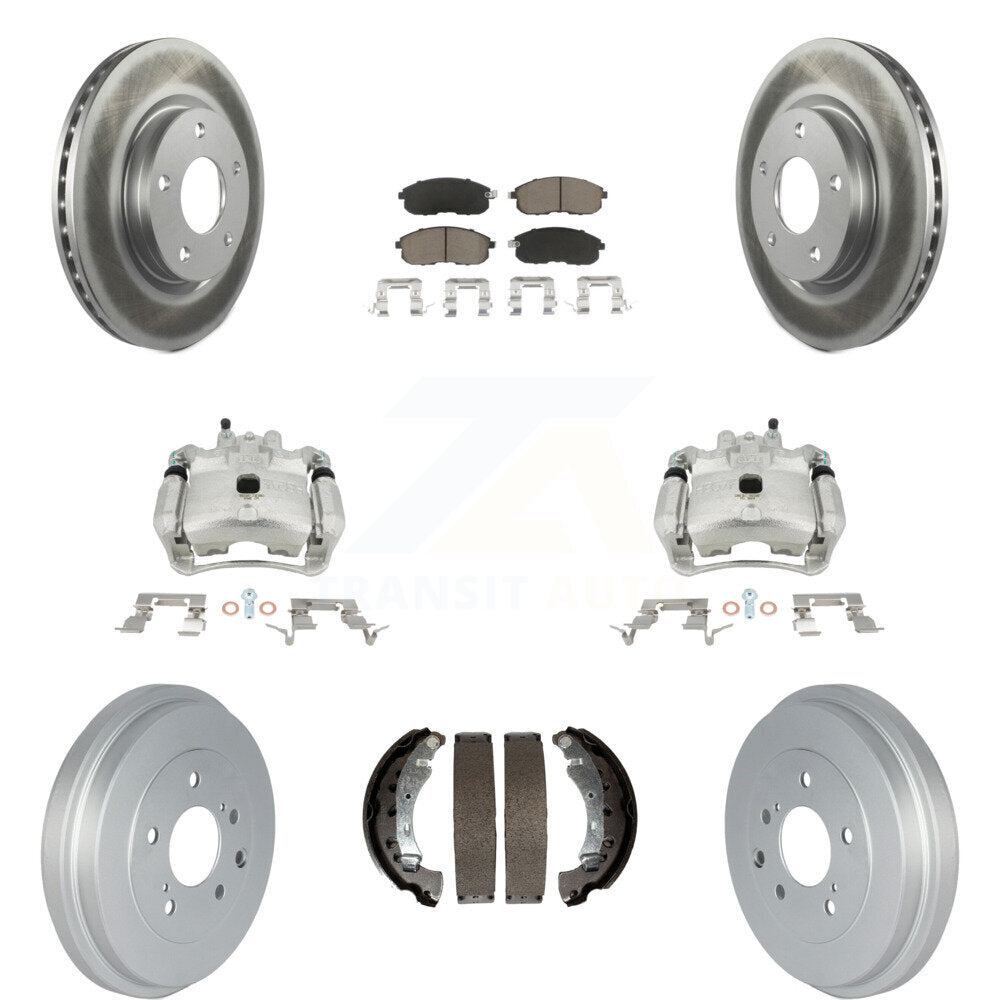 Transit Auto KCG-100435C Disc Brake Kit for 2013-2019 Nissan Sentra - Front and Rear product image