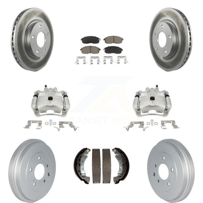 Transit Auto KCG-100435C Disc Brake Kit for 2013-2019 Nissan Sentra - Front and Rear product image