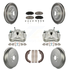 Transit Auto KCG-100436C Disc Brake Kit for 2009-2019 Toyota Corolla - Front and Rear product image