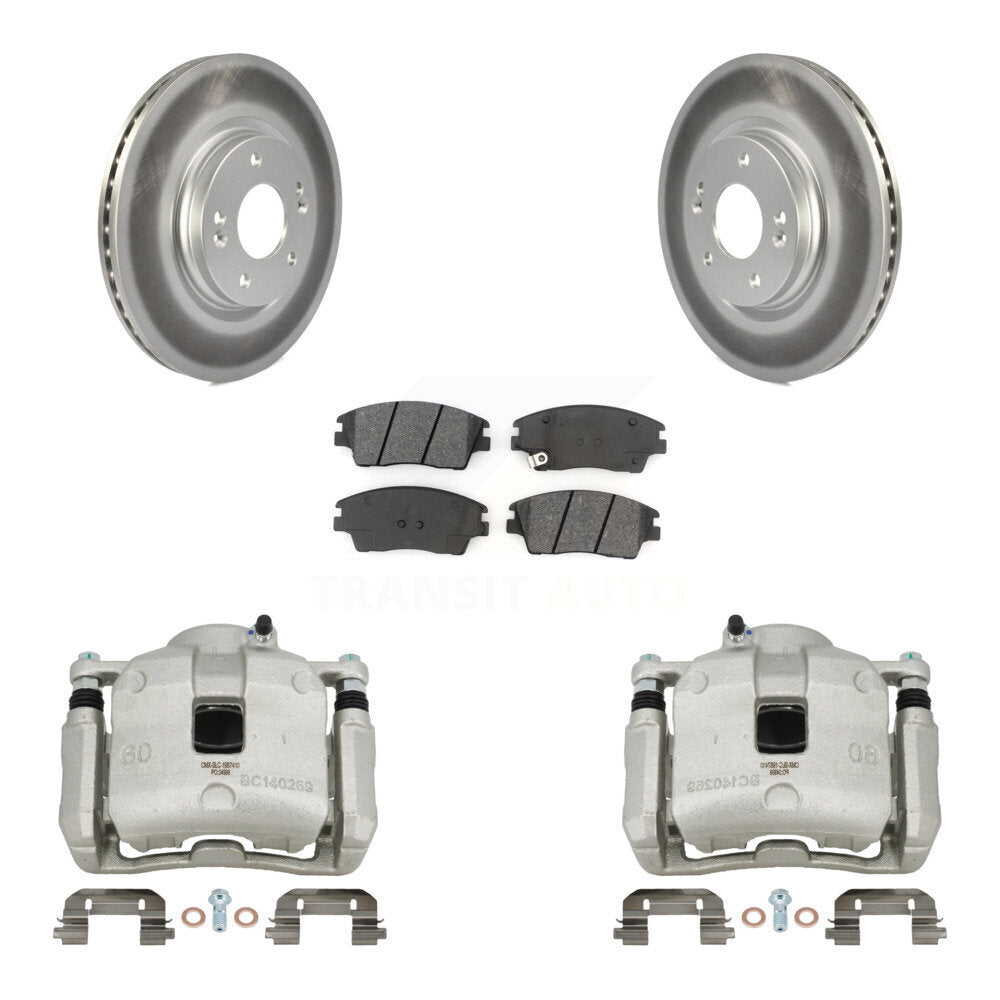 Transit Auto KCG-100436S Disc Brake Kit for 2016-2021 Hyundai Tucson, Kia Sportage - Front product image