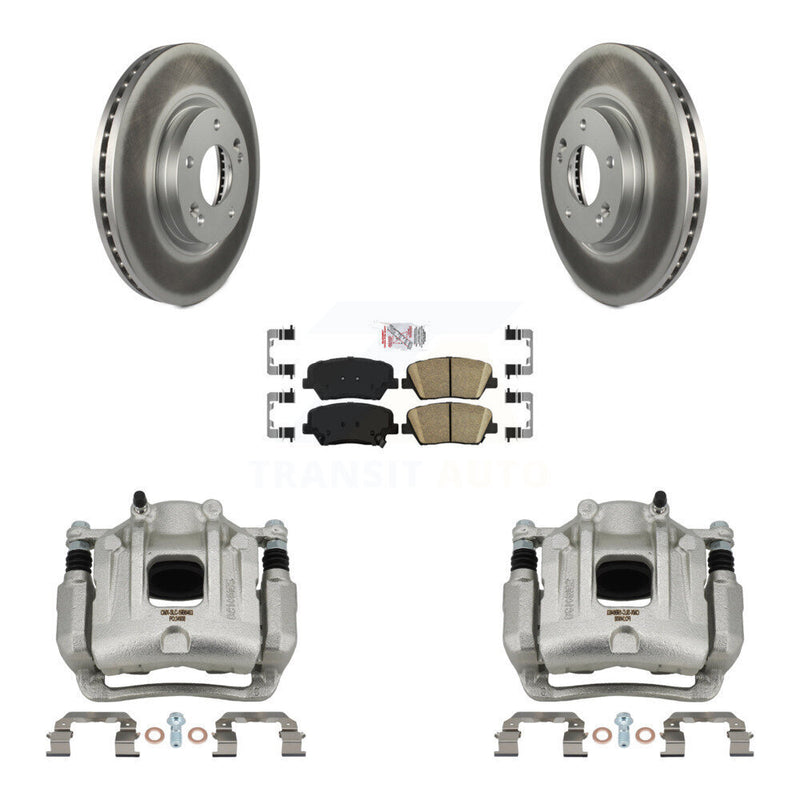 Transit Auto KCG-100437N Disc Brake Kit for 2010-2013 Kia Sorento, Hyundai Santa Fe - Front product image