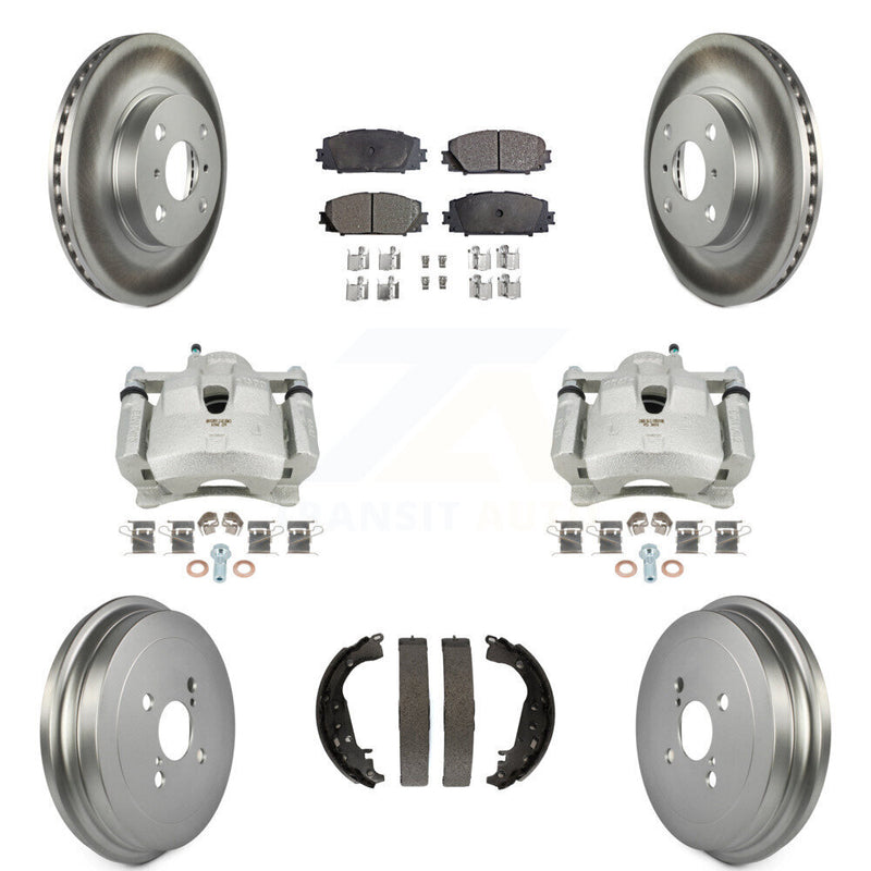 Transit Auto KCG-100437T Disc Brake Kit for 2006-2014 Toyota Yaris - Front and Rear product image