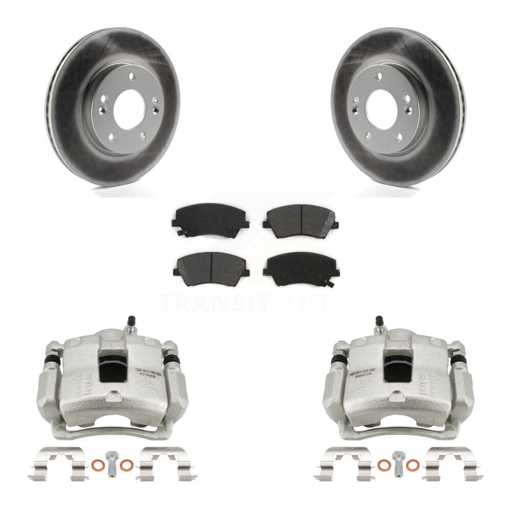 Transit Auto KCG-100438S Disc Brake Kit for 2017-2020 Hyundai Elantra - Front product image
