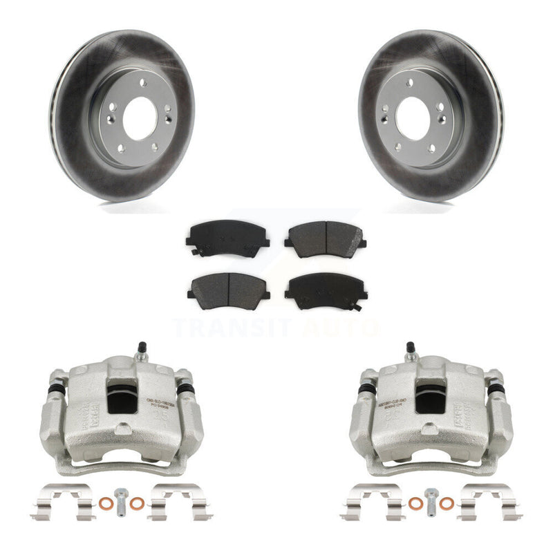 Transit Auto KCG-100438S Disc Brake Kit for 2017-2020 Hyundai Elantra - Front product image