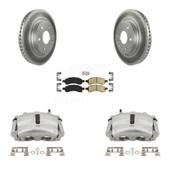 Transit Auto KCG-100439N Disc Brake Kit for 2007-2017 GMC Acadia Limited, Chevrolet Traverse, Buick Enclave & more - Front product image