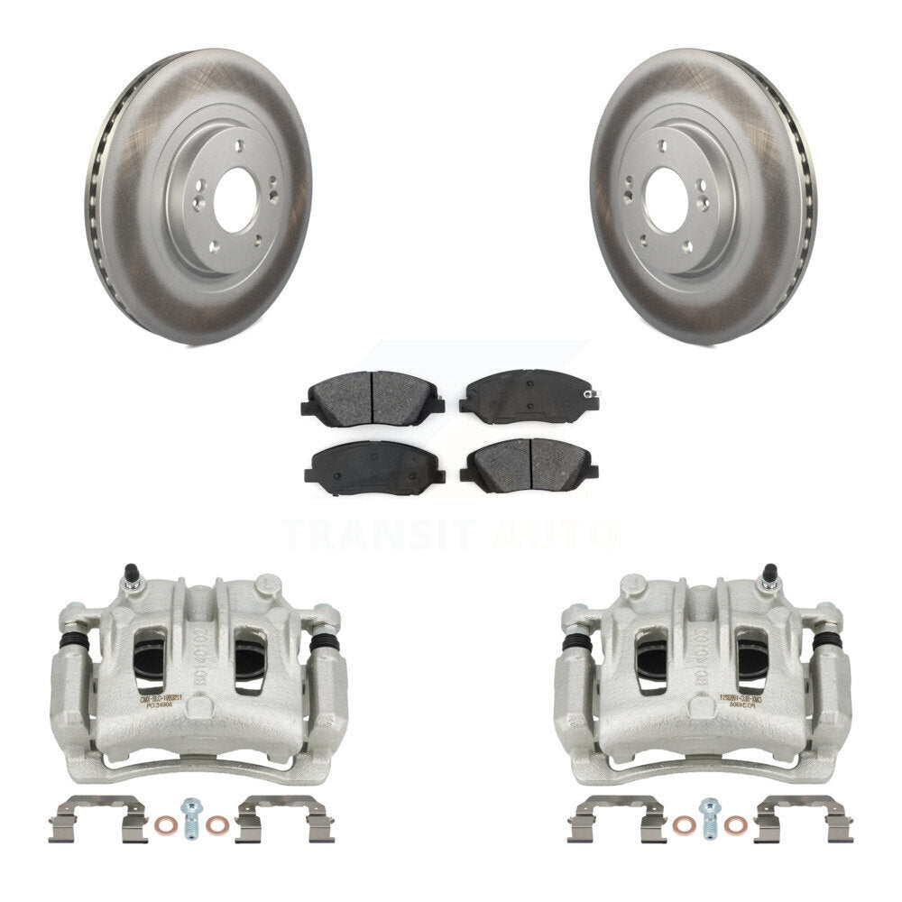 Transit Auto KCG-100439S Disc Brake Kit for 2017-2019 Hyundai Santa Fe, Hyundai Santa Fe XL - Front product image