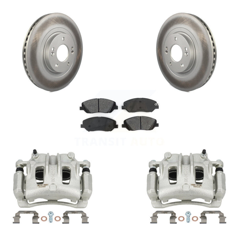 Transit Auto KCG-100439S Disc Brake Kit for 2017-2019 Hyundai Santa Fe, Hyundai Santa Fe XL - Front product image
