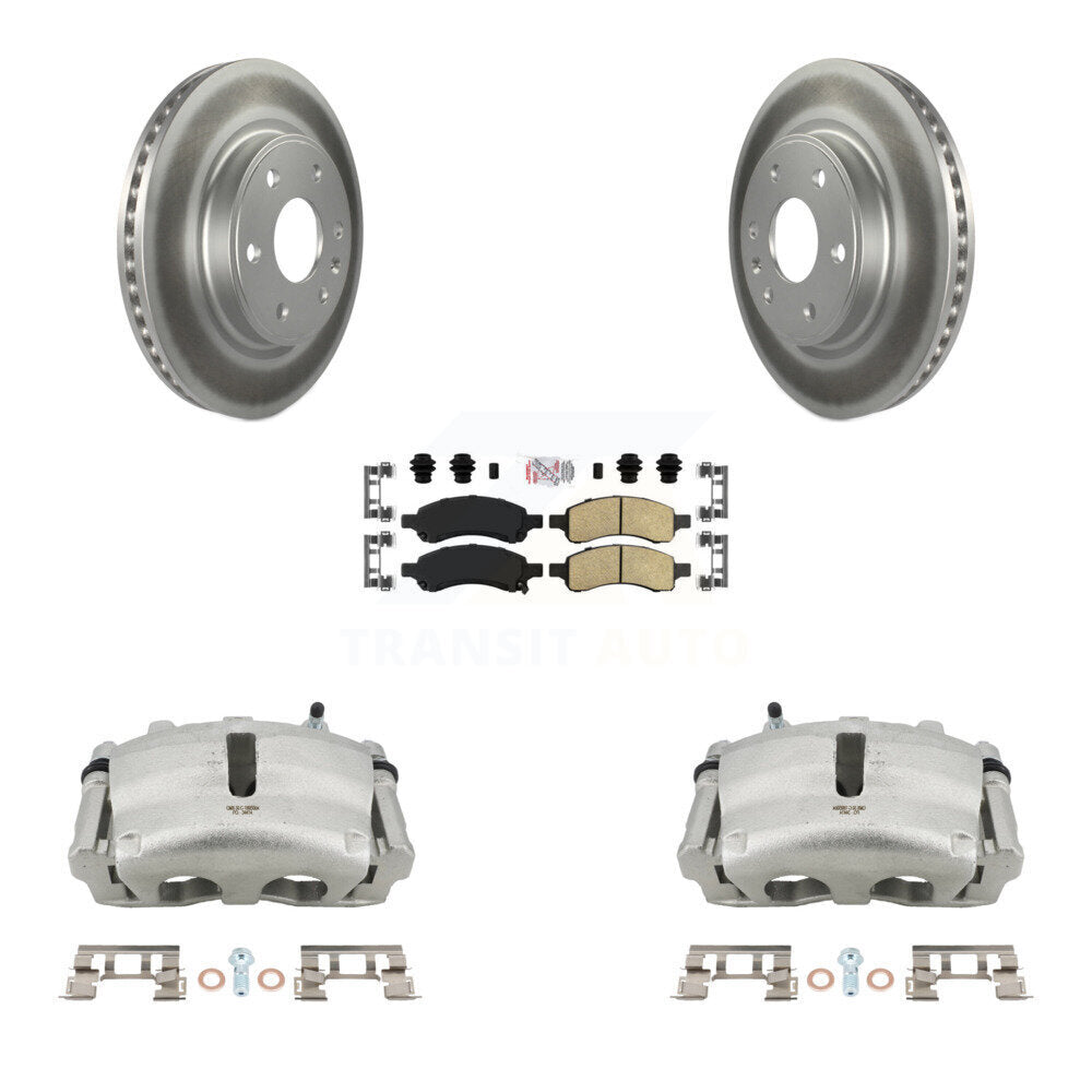 Transit Auto KCG-100440N Disc Brake Kit for 2007-2017 GMC Acadia Limited, Chevrolet Traverse, Buick Enclave & more - Front product image