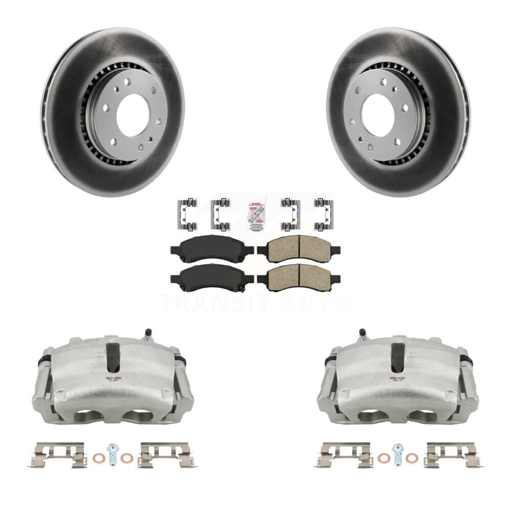 Transit Auto KCG-100441N Disc Brake Kit for 2006-2009 GMC Envoy, Saab 9-7x, Buick Rainier & more - Front product image