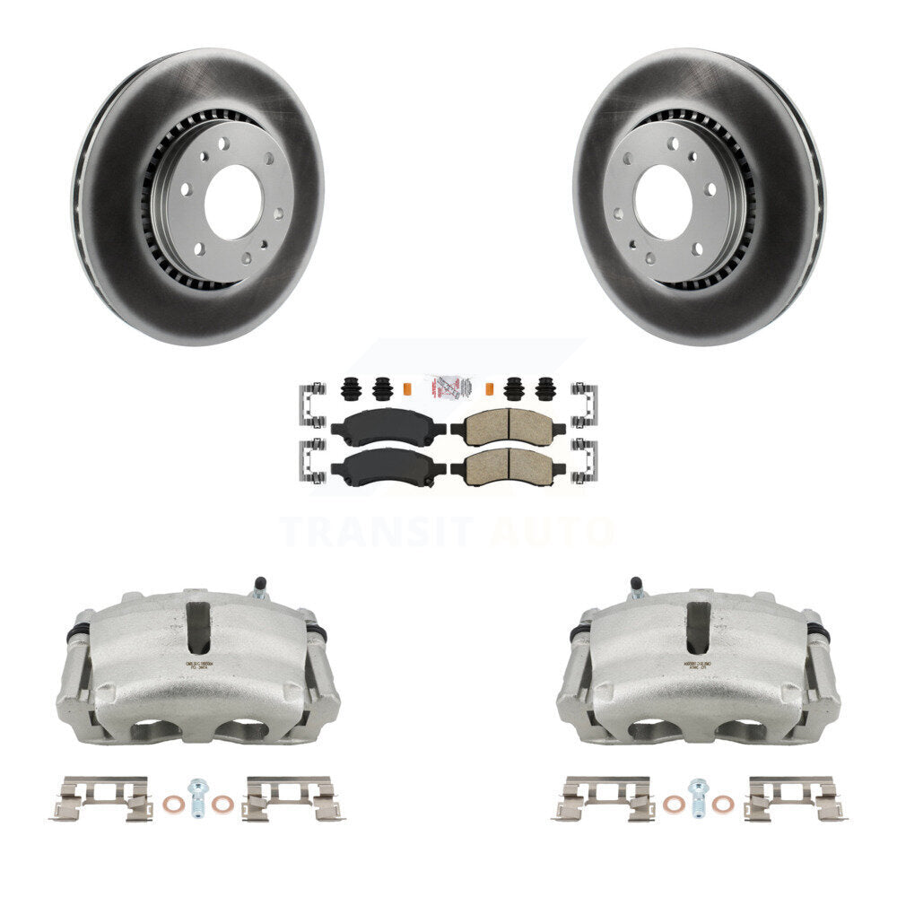 Transit Auto KCG-100442N Disc Brake Kit for 2006-2009 GMC Envoy, Saab 9-7x, Buick Rainier & more - Front product image