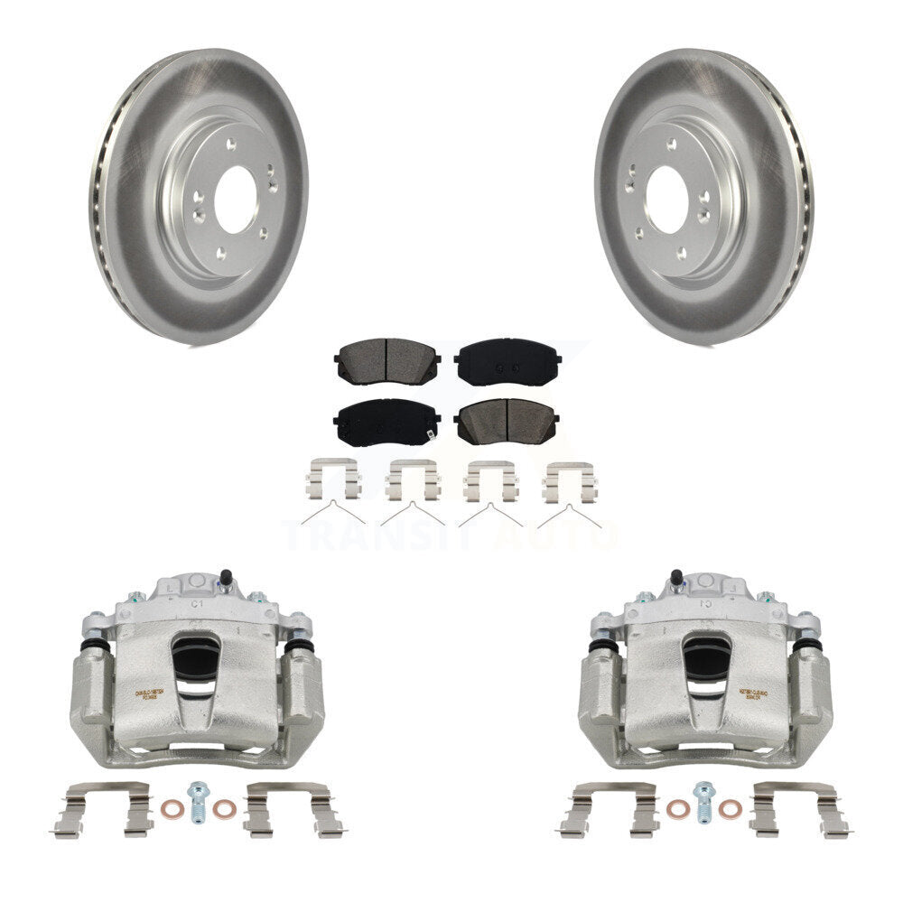 Transit Auto KCG-100442S Disc Brake Kit for 2015-2022 Kia Optima, Hyundai Kona Electric, Kia Niro EV & more - Front product image