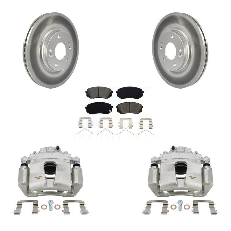 Transit Auto KCG-100442S Disc Brake Kit for 2015-2022 Kia Optima, Hyundai Kona Electric, Kia Niro EV & more - Front product image