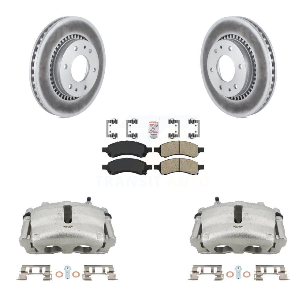 Transit Auto KCG-100443N Disc Brake Kit for 2006-2009 GMC Envoy, Isuzu Ascender, Buick Rainier & more - Front product image