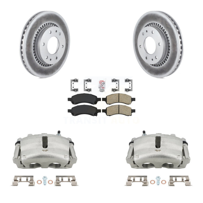 Transit Auto KCG-100443N Disc Brake Kit for 2006-2009 GMC Envoy, Isuzu Ascender, Buick Rainier & more - Front product image