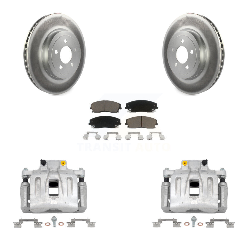 Transit Auto KCG-100444C Disc Brake Kit for 2015-2016 Dodge Charger - Front product image