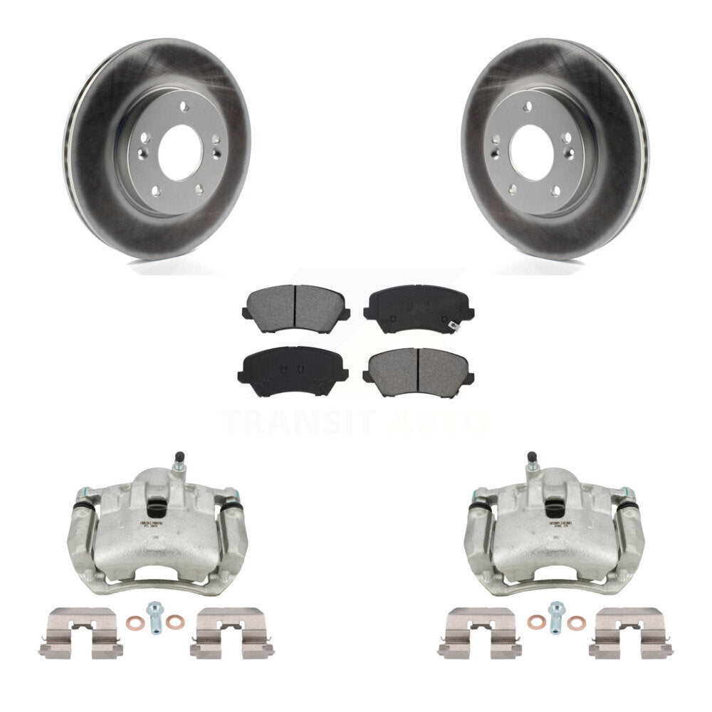 Transit Auto KCG-100446S Disc Brake Kit for 2016-2018 Hyundai Elantra GT, Kia Forte, Kia Forte Koup & more - Front product image