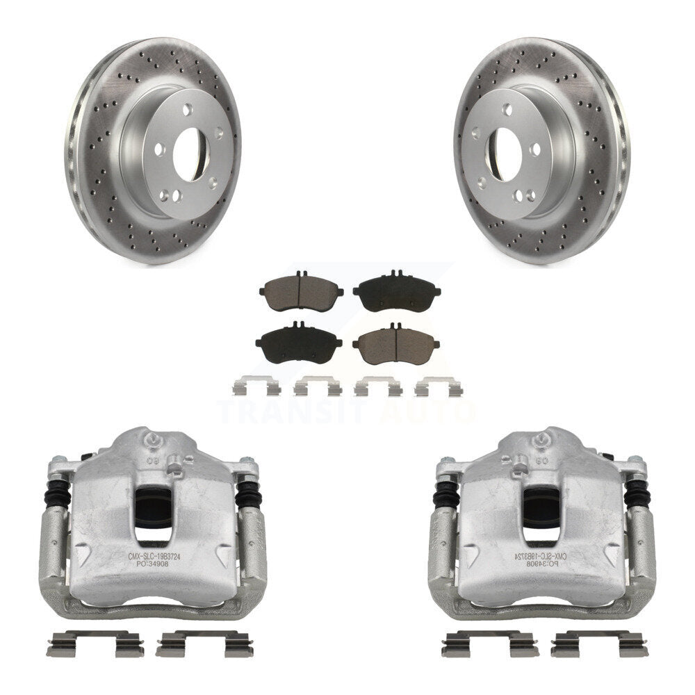 Transit Auto KCG-100447C Disc Brake Kit for 2012-2015 Mercedes-Benz C250 - Front product image
