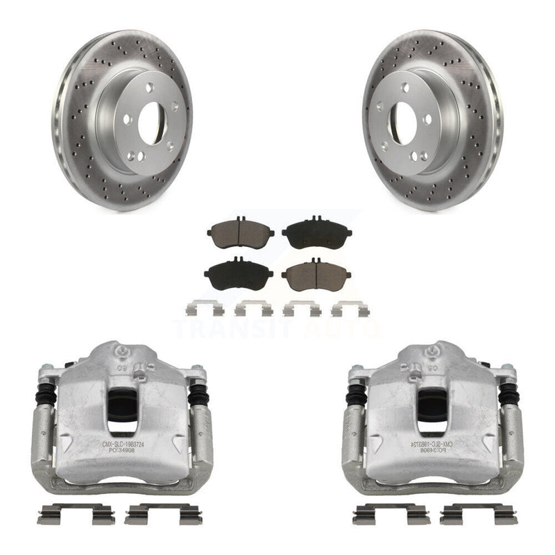 Transit Auto KCG-100447C Disc Brake Kit for 2012-2015 Mercedes-Benz C250 - Front product image