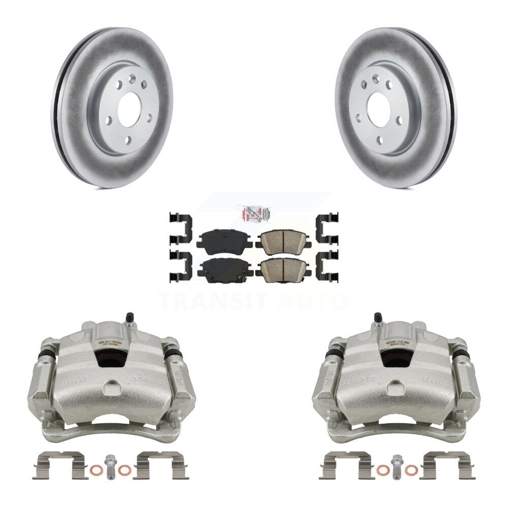 Transit Auto KCG-100447N Disc Brake Kit for 2016-2020 Chevrolet Bolt EV, Chevrolet Cruze, Chevrolet Volt - Front product image