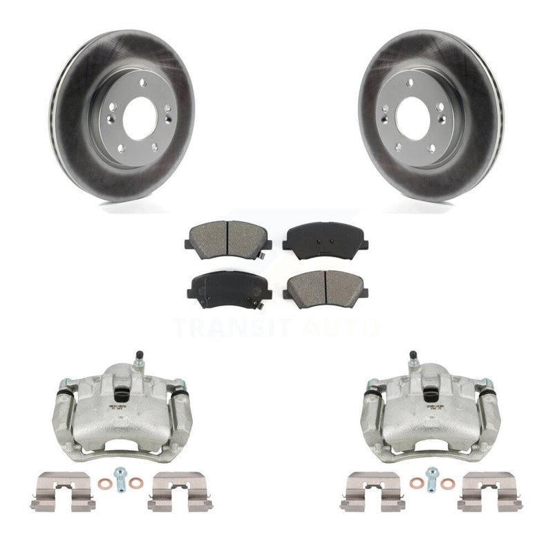 Transit Auto KCG-100447S Disc Brake Kit for 2013-2016 Hyundai Elantra GT, Kia Forte, Kia Forte5 & more - Front product image