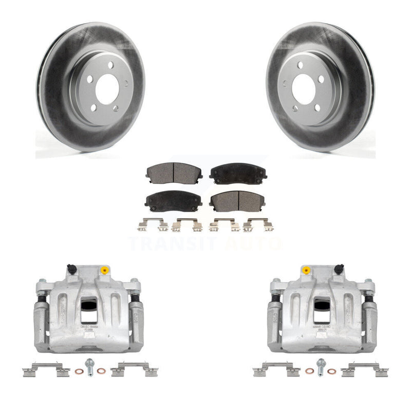 Transit Auto KCG-100447T Disc Brake Kit for 2012-2021 Chrysler 300, Dodge Charger, Dodge Challenger - Front product image