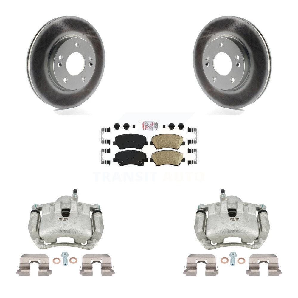 Transit Auto KCG-100449N Disc Brake Kit for 2013-2016 Hyundai Elantra GT, Kia Forte, Kia Forte5 & more - Front product image