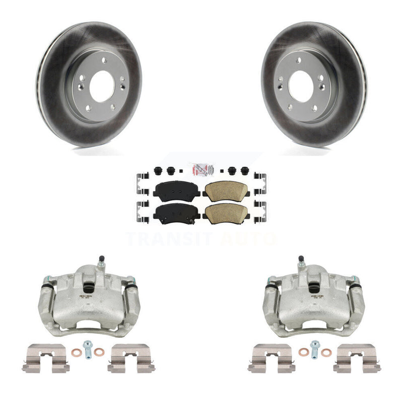 Transit Auto KCG-100449N Disc Brake Kit for 2013-2016 Hyundai Elantra GT, Kia Forte, Kia Forte5 & more - Front product image