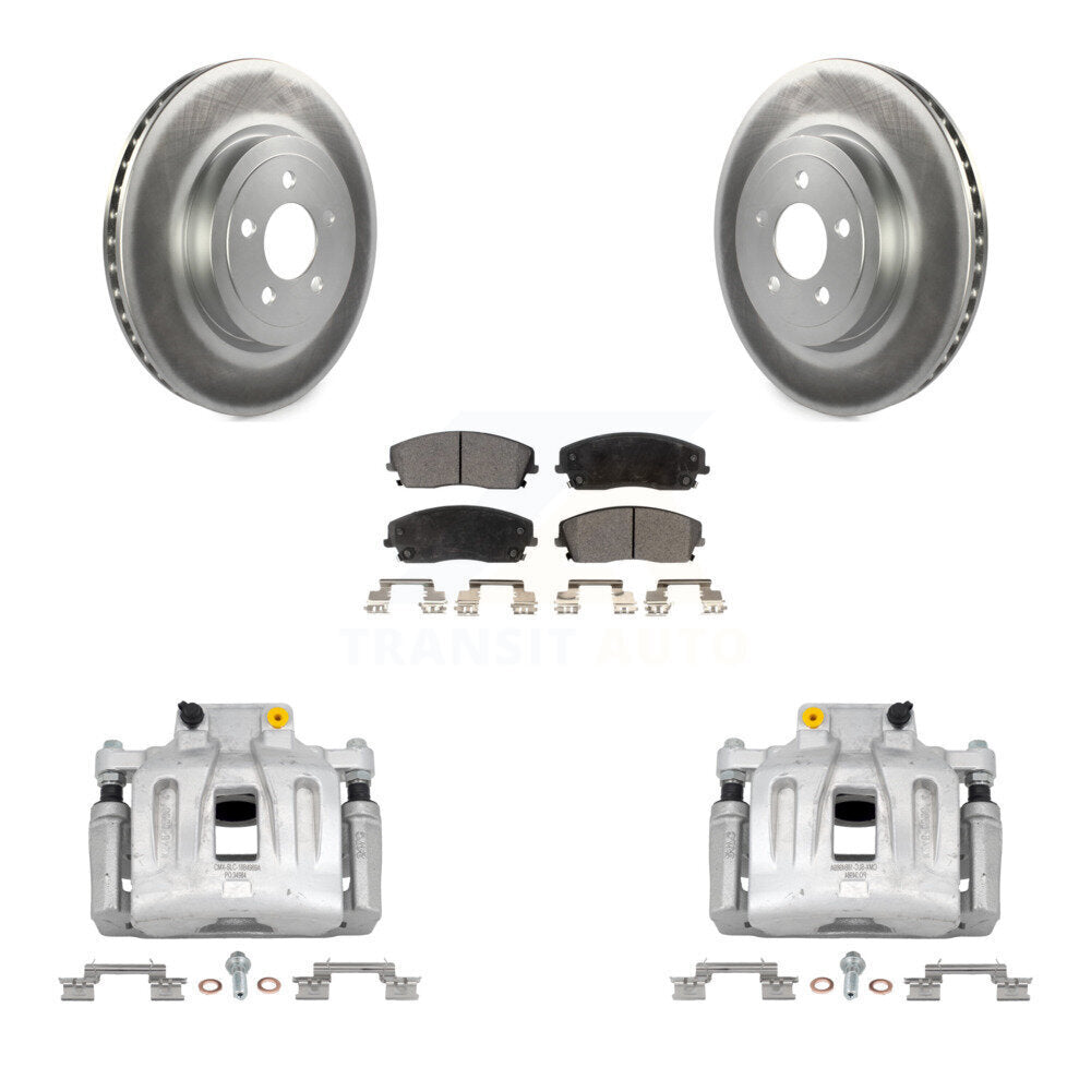 Transit Auto KCG-100449T Disc Brake Kit for 2015-2016 Dodge Charger - Front product image