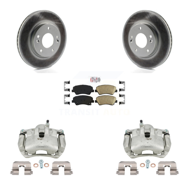 Transit Auto KCG-100450N Disc Brake Kit for 2013-2016 Hyundai Elantra GT, Kia Forte, Kia Forte5 & more - Front product image