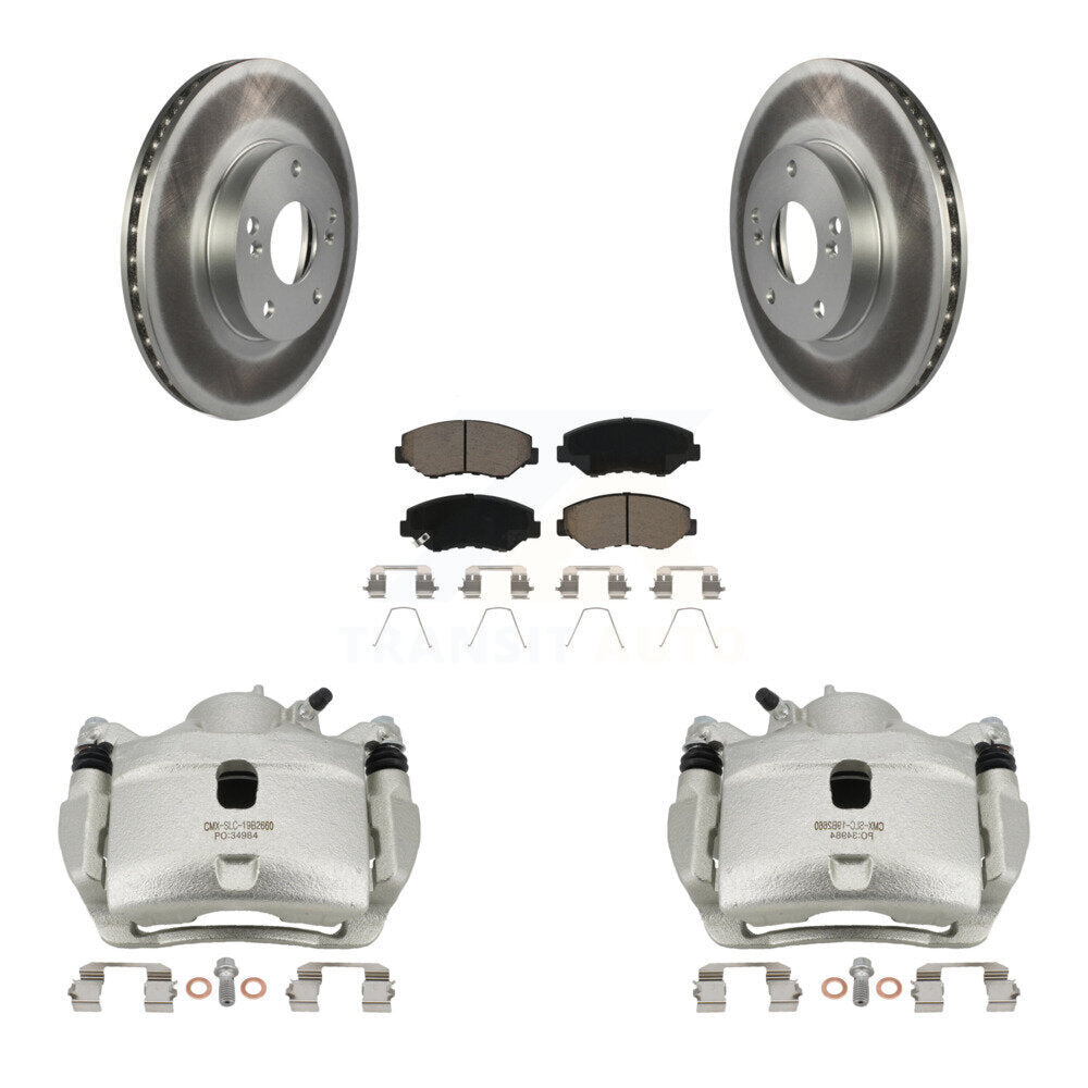 Transit Auto KCG-100451C Disc Brake Kit for 2005-2017 Honda CR-Z, Honda Civic, Acura ILX & more - Front product image