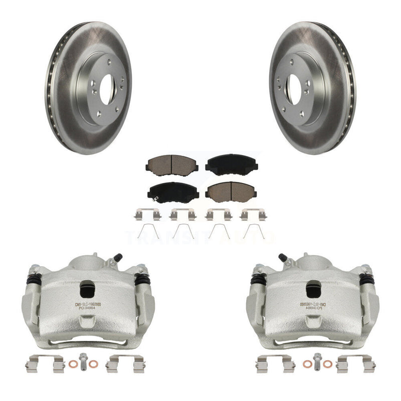 Transit Auto KCG-100451C Disc Brake Kit for 2005-2017 Honda CR-Z, Honda Civic, Acura ILX & more - Front product image