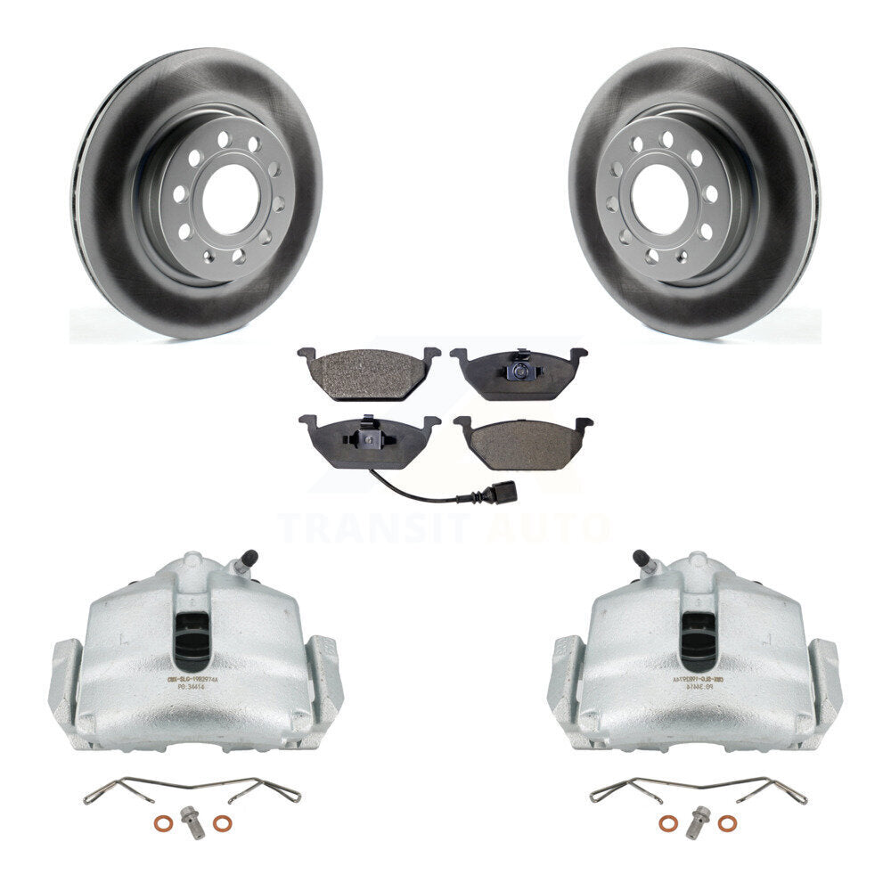 Transit Auto KCG-100451P Disc Brake Kit for 2011-2015 Volkswagen Jetta - Front product image