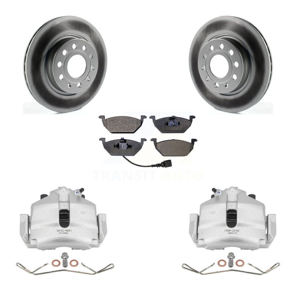 Transit Auto KCG-100452P Disc Brake Kit for 2011-2015 Volkswagen Jetta - Front product image