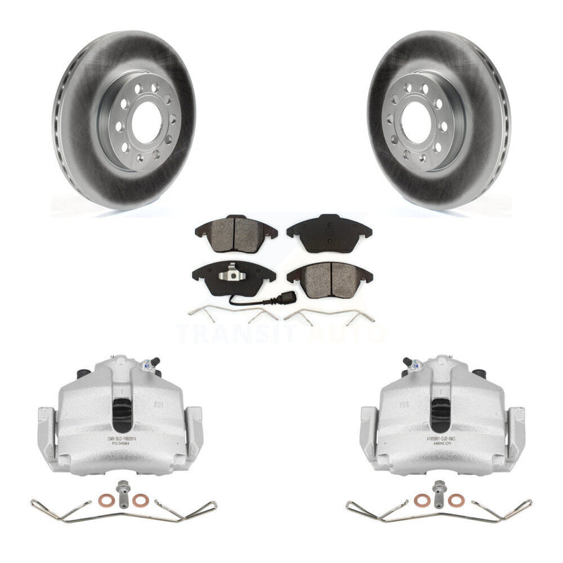 Transit Auto KCG-100452S Disc Brake Kit for 2006-2019 Volkswagen Beetle, Volkswagen Jetta, Volkswagen Golf & more - Front product image