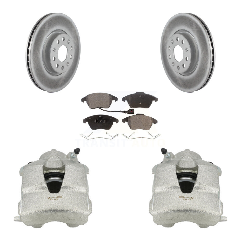 Transit Auto KCG-100453P Disc Brake Kit for 2005-2015 Volkswagen Jetta - Front product image