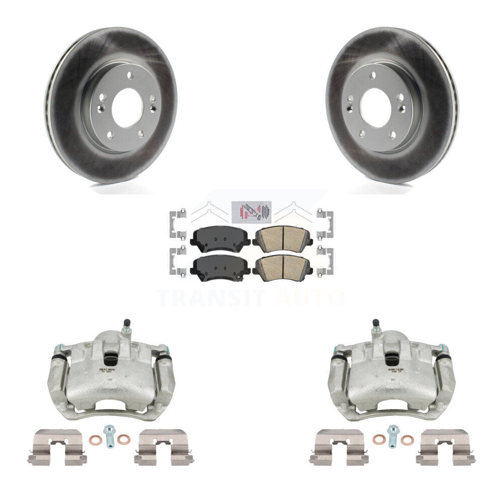 Transit Auto KCG-100454N Disc Brake Kit for 2016-2018 Hyundai Elantra GT, Kia Forte, Kia Forte Koup & more - Front product image