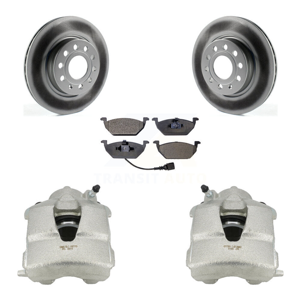 Transit Auto KCG-100455P Disc Brake Kit for 2011-2015 Volkswagen Jetta - Front product image
