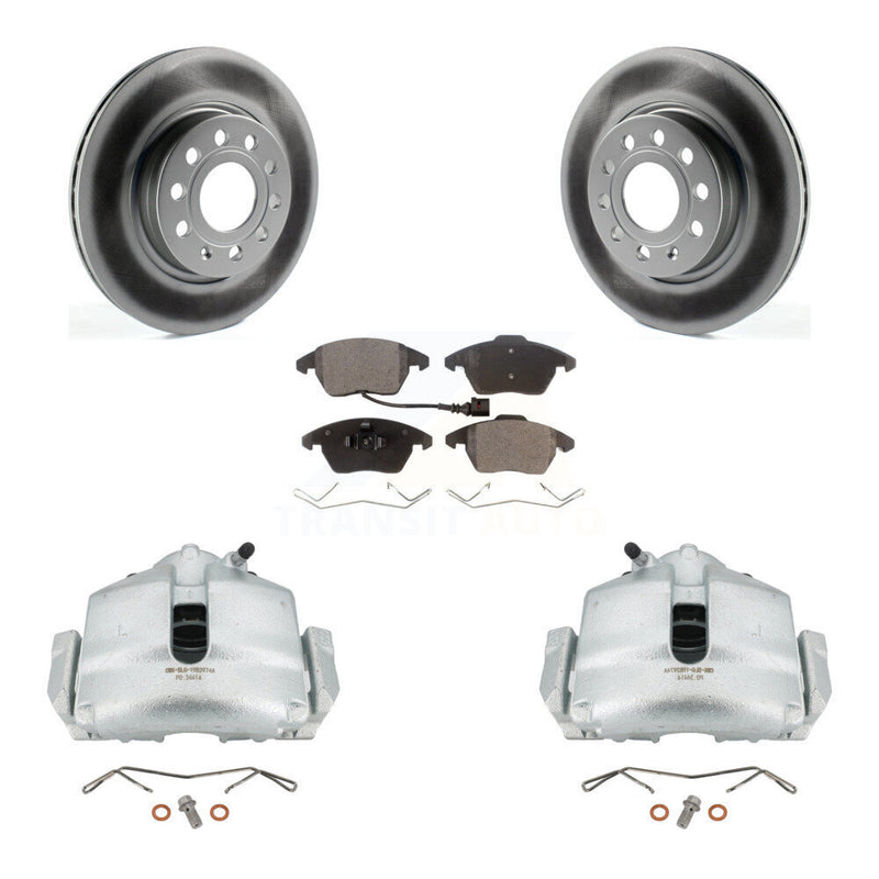 Transit Auto KCG-100456P Disc Brake Kit for 2011-2013 Volkswagen GTI, Audi A3 Quattro - Front product image