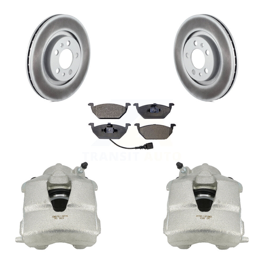 Transit Auto KCG-100457P Disc Brake Kit for 1998-2010 Volkswagen Golf City, Volkswagen Jetta City, Volkswagen Beetle & more - Front product image
