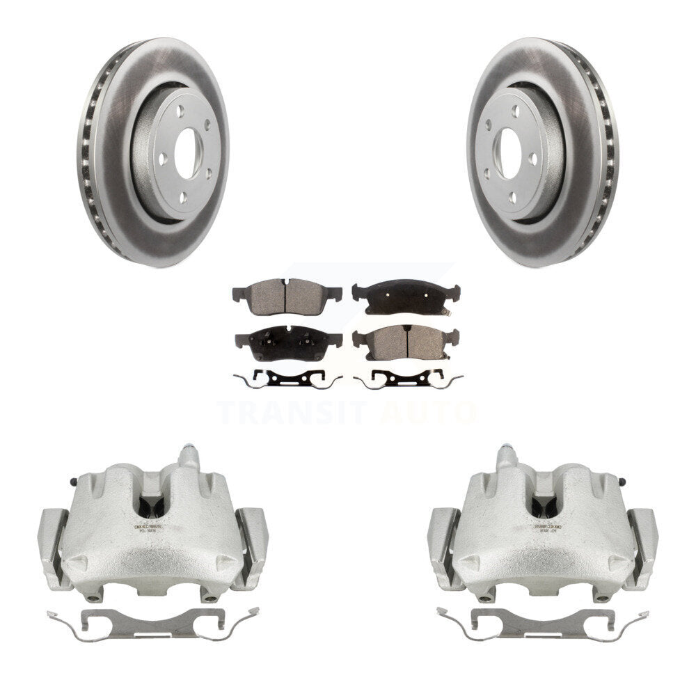 Transit Auto KCG-100461T Disc Brake Kit for 2011-2023 Dodge Durango, Jeep Grand Cherokee - Front product image