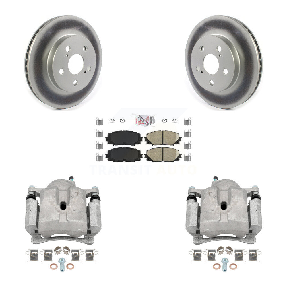 Transit Auto KCG-100462N Disc Brake Kit for 2016-2022 Toyota Corolla, Toyota Prius Prime, Toyota Prius - Front product image