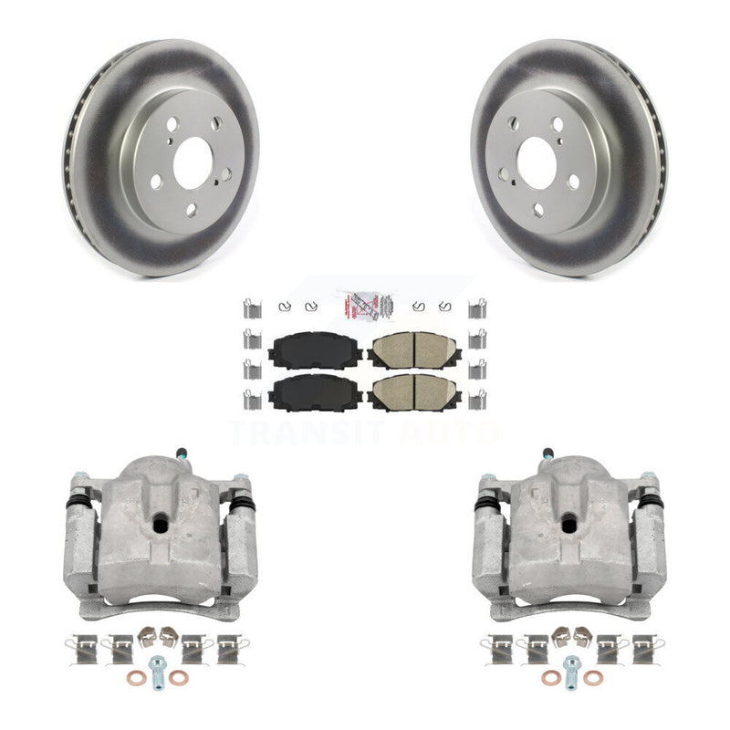 Transit Auto KCG-100462N Disc Brake Kit for 2016-2022 Toyota Corolla, Toyota Prius Prime, Toyota Prius - Front product image