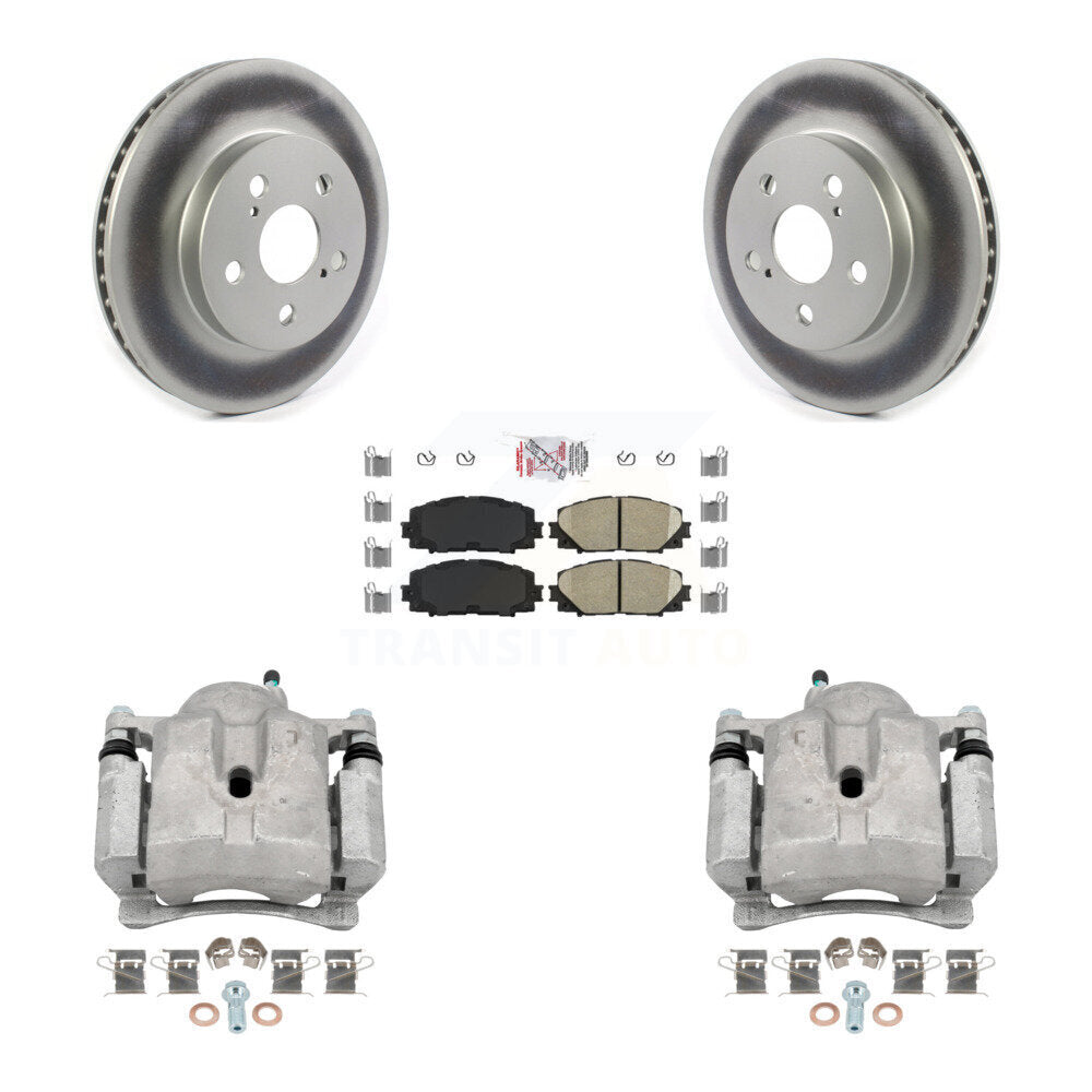 Transit Auto KCG-100463N Disc Brake Kit for 2016-2022 Toyota Corolla, Toyota Prius Prime, Toyota Prius - Front product image