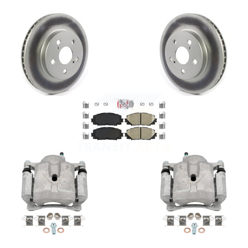 Transit Auto KCG-100463N Disc Brake Kit for 2016-2022 Toyota Corolla, Toyota Prius Prime, Toyota Prius - Front product image