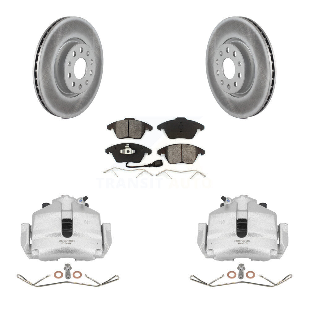 Transit Auto KCG-100465S Disc Brake Kit for 2006-2019 Volkswagen Beetle, Volkswagen Jetta, Audi A3 & more - Front product image
