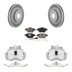 Transit Auto KCG-100465S Disc Brake Kit for 2006-2019 Volkswagen Beetle, Volkswagen Jetta, Audi A3 & more - Front product image